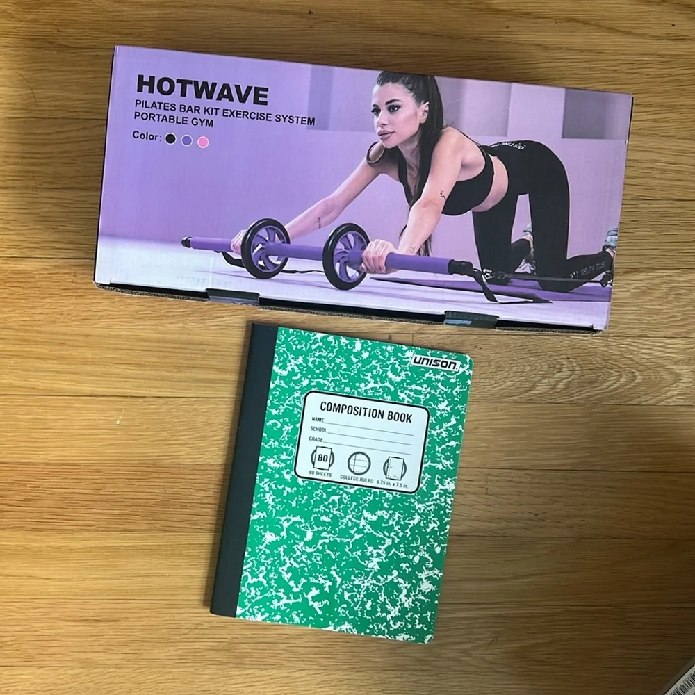 🛍️New HOTWAVE Pilates Bar Exercise System Portable Kit Workout Equipment NIB - Picture 6 of 6